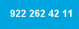 922 262 42 11 922 262 42 11